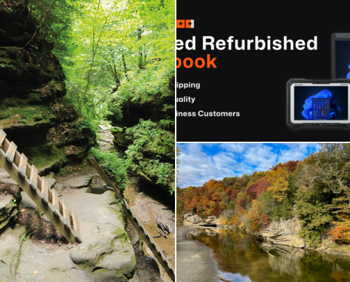 Camping at Turkey Run State Park (Indiana) cover photo collage