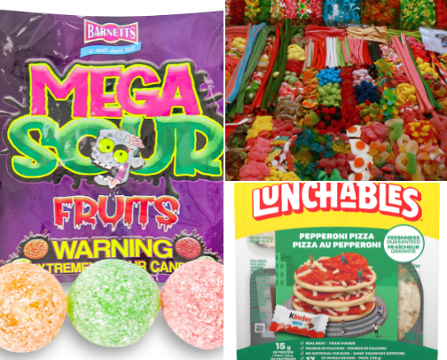 The best snacks cover photo collage