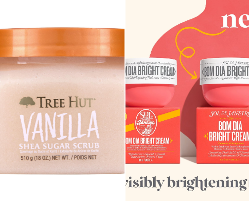 Skincare and haircare cover photo collage