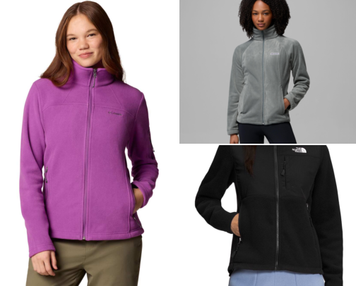 The best fleece jackets cover photo collage