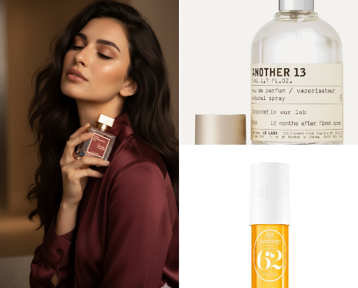 Signature Scents: My Fragrance Wardrobe for Every Aesthetic Vibe ☁️💖 cover photo collage