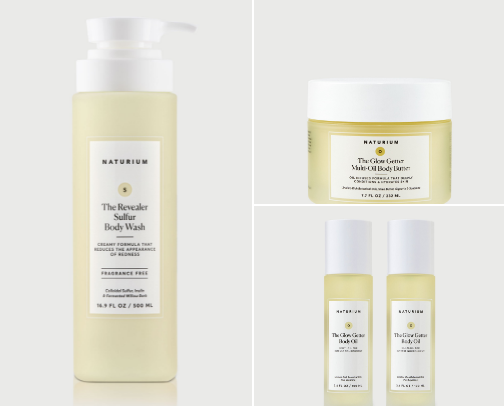 Shower Must Haves: body wash + lotion cover photo collage