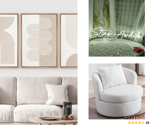 Dream Apartment Decor cover photo collage