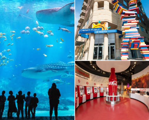👨‍👩‍👧 Places to Take Kids in Georgia cover photo collage