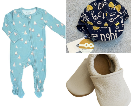 CLOTHING AND ACCESSORIES FOR THE BABY BOYS cover photo collage