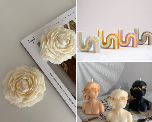 Decorative Candles cover photo collage