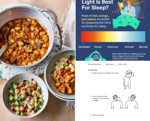 How to have a healthy lifestyle? cover photo collage
