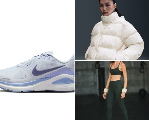Fashionable sportswear cover photo collage