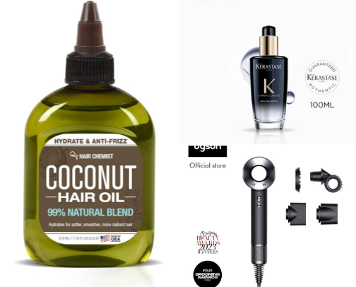 Hair Treatment cover photo collage