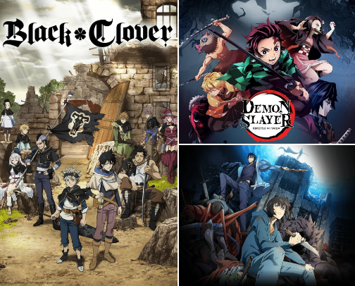 Top 10 anime cover photo collage