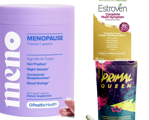 Menopause got you down?  My favorites fixes! cover photo collage