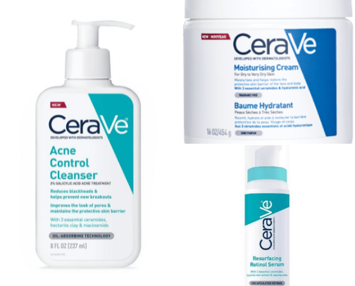skincare cover photo collage