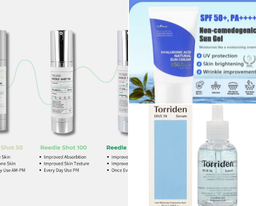 korean skincare for glass skin cover photo collage