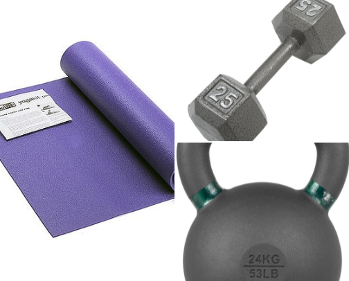 Back to home workouts cover photo collage