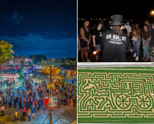 South Central PA Spooky Date Night cover photo collage