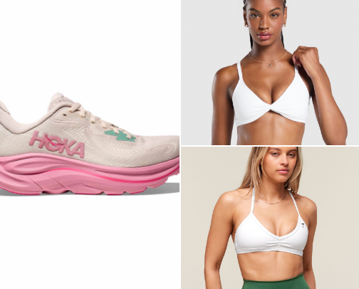 Workout products cover photo collage