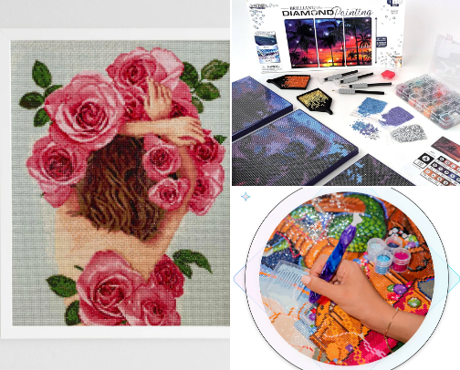 Everything Diamond Art cover photo collage
