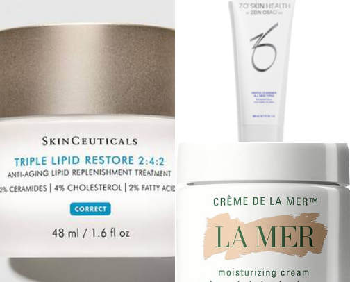Menopause Glow: Skincare That Hydrates, Firms & Restores Radiance cover photo collage