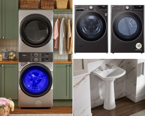 ✨ Elegant Laundry Room Reset: Clean, Calm & Styled Living cover photo collage