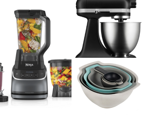 Kitchen essentials I have and consider time savers. Especially as a Nurse with time constraints. cover photo collage