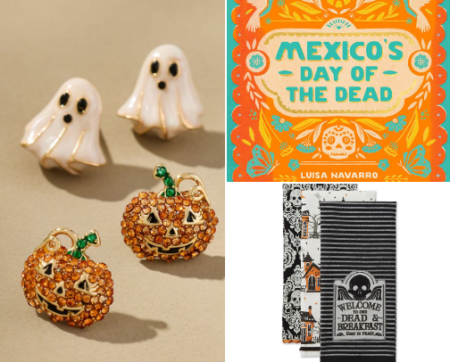 Halloween Day of Dead Celebration cover photo collage