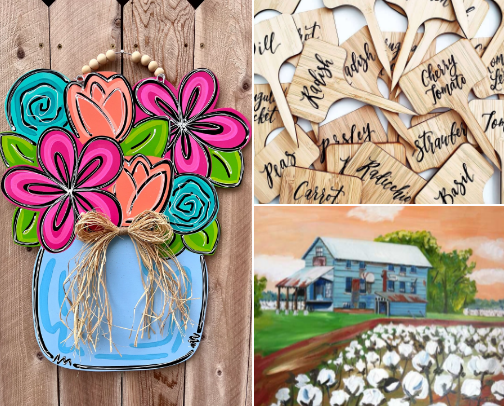 Artsy finds! cover photo collage