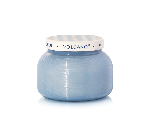 iconic volcano candles cover photo collage
