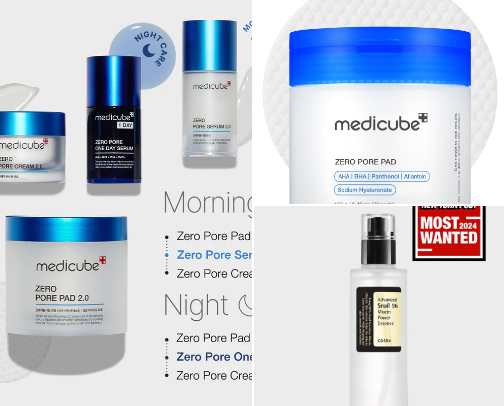 Skincare routine for clear skin ✨ cover photo collage