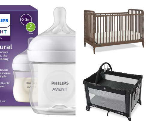 Baby gear cover photo collage