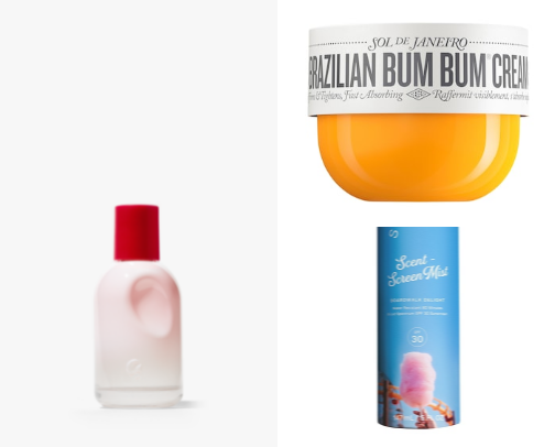 body & scents recs ✨ cover photo collage