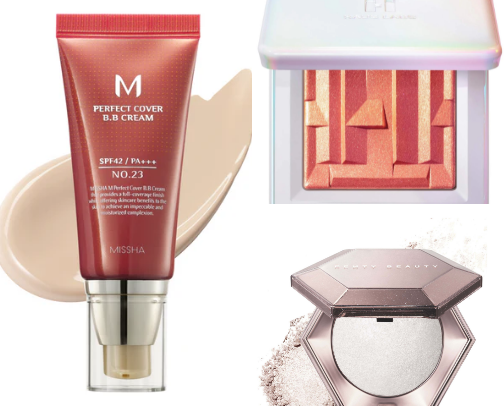 Summer Glow Essentials: Best Lightweight and Long-Lasting Makeup Products ☀️☀️ cover photo collage