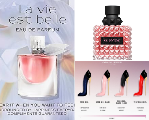 Other perfumes cover photo collage