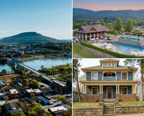 Best Neighborhoods in Chattanooga cover photo collage