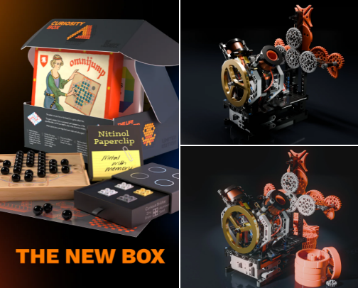 The Curiosity Box cover photo collage