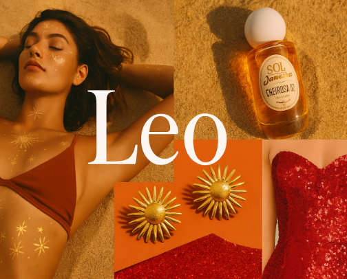 🦁 Leo, the Star of the Zodiac ♌ cover photo collage