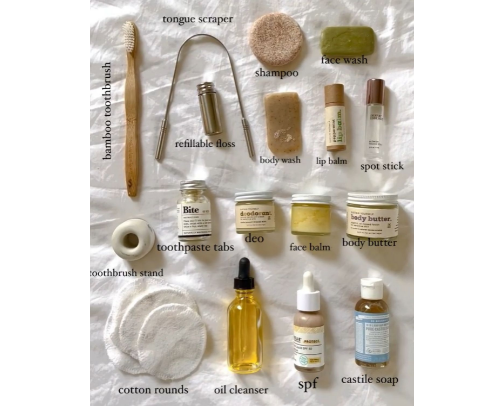 Holistic Skincare & Supplement Essentials for Women in Their 20's & 30's🧚🏻🌿🤍 cover photo collage