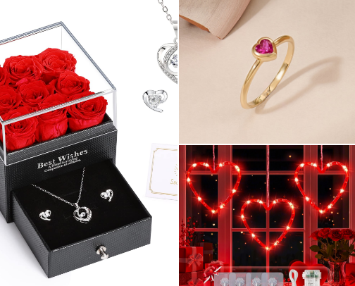 Perfect Valentine´s Day Gifts 2026, Romantic Ideas That Will Make You Fall in love cover photo collage