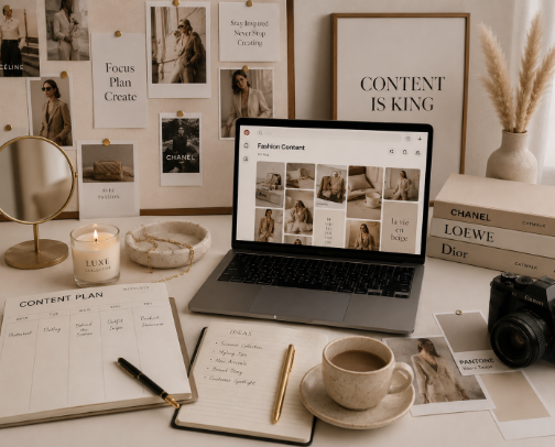 FASHION CONTENT CREATOR TOOL KIT cover photo collage