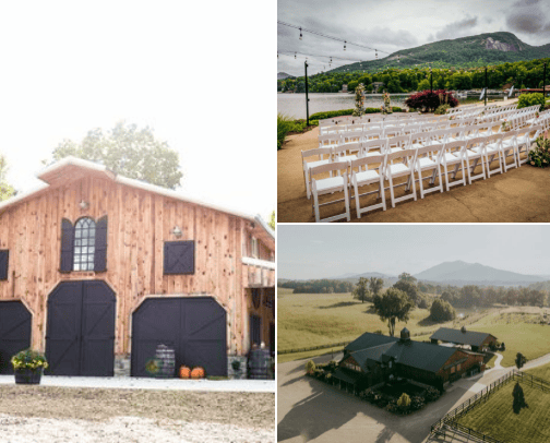 Rutherford County, NC Wedding Venues cover photo collage
