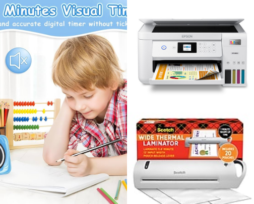 Homeschool Classroom Organization cover photo collage