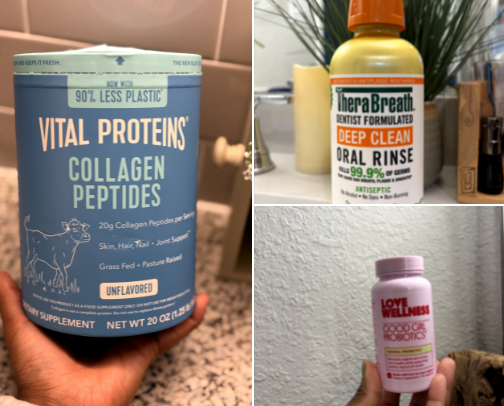 Tryna be a healthy girl cover photo collage