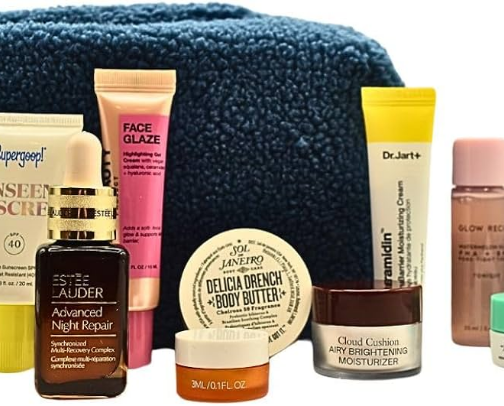 Skincare l Scrubs, Serums, Creams, Lotions cover photo collage