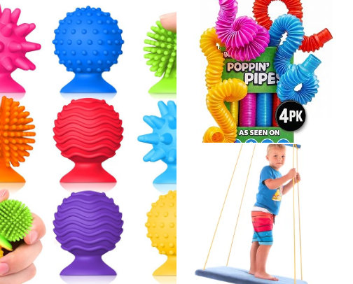 Sensory Toys for autistic children cover photo collage
