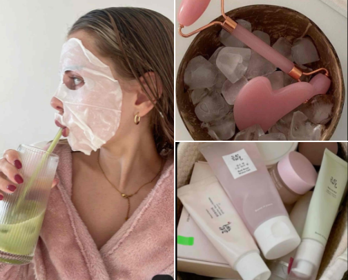 Skincare for combination skin type cover photo collage