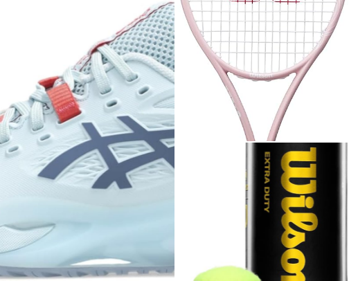 Tennis beginner essentials 🎾 cover photo collage
