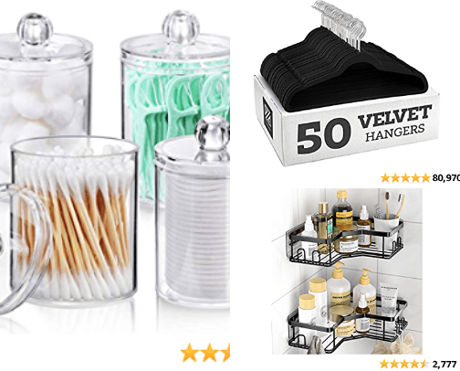 home organisation/saving space products/home decor cover photo collage