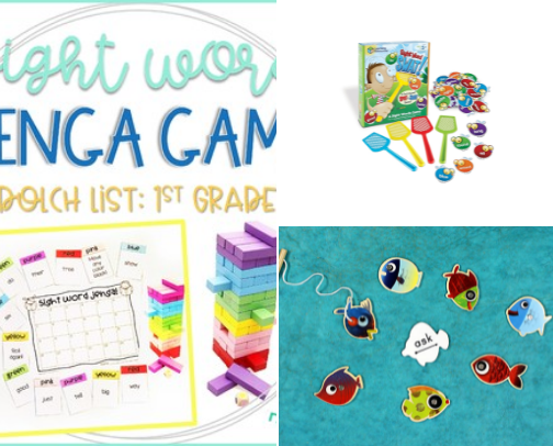 Sight words cover photo collage