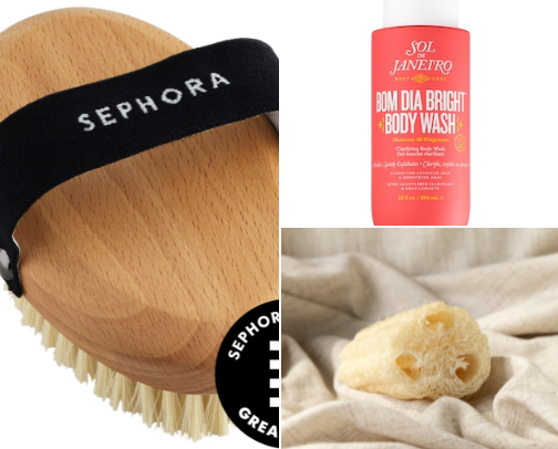 Brazilian shower routine cover photo collage
