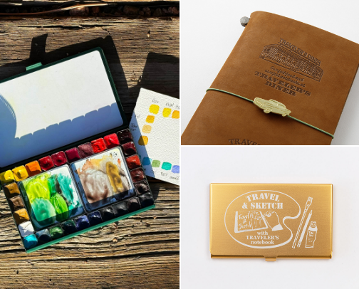 What's in my travel art and journal bag? cover photo collage