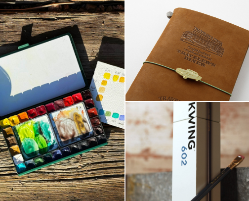 What's in my travel art bag? cover photo collage